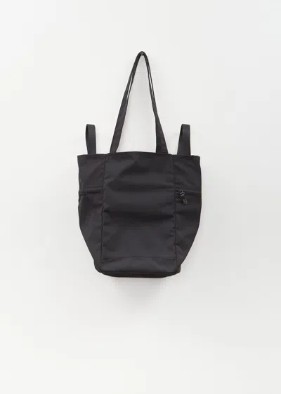 Amiacalva Garbardine Zippy Tote M In Black