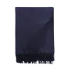Amicale 100% Cashmere Throw In Blue