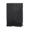 Amicale 100% Cashmere Throw In Charcoal