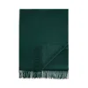 Amicale 100% Cashmere Throw In Green