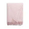 Amicale 100% Cashmere Throw In Pink