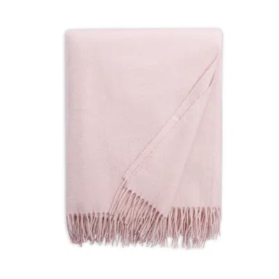 Amicale 100% Cashmere Throw In Pink