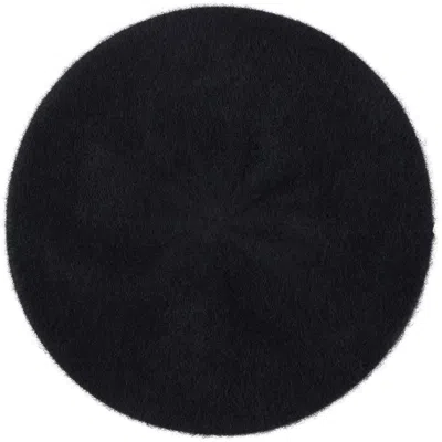 Amicale Brushed Cashmere Beret In Black