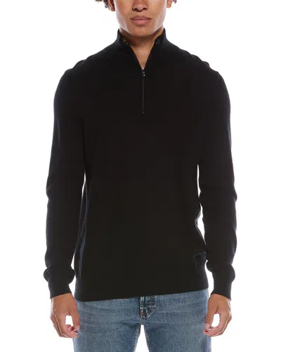 AMICALE CASHMERE AMICALE CASHMERE 1/4-ZIP CASHMERE SWEATER