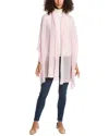 Amicale Cashmere Basic Featherweight Cashmere Wrap In Multi