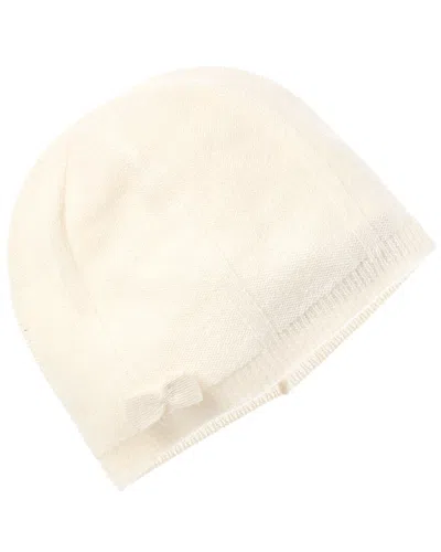 AMICALE CASHMERE BOW CASHMERE BEANIE