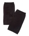 Amicale Cashmere Brushed Cashmere Armwarmers In Black