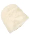 Amicale Cashmere Brushed Slouch Cashmere Beanie In Neutral