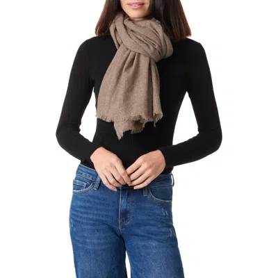 Amicale Cashmere Convertible Scarf In Brown