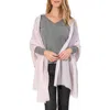 Amicale Cashmere Convertible Scarf In Pink