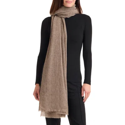 Amicale Cashmere Convertible Scarf In Stone
