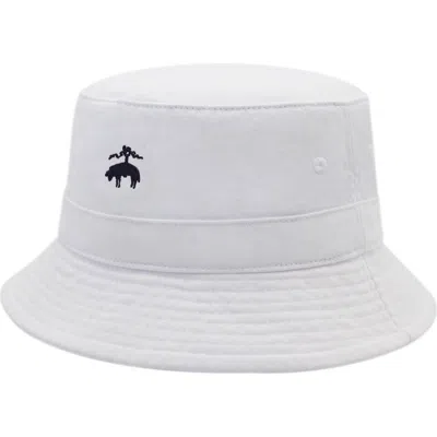 Amicale Cashmere Cotton Twill Bucket Hat In Metallic