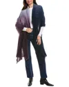 Amicale Cashmere Dip-dye Cashmere Wrap In Red