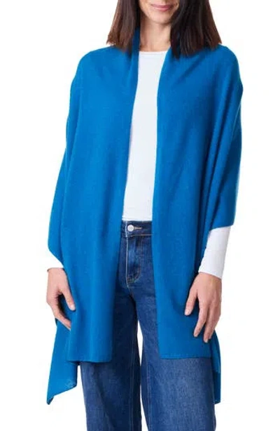 Amicale Cashmere Featherweight Scarf In Blue