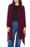Amicale Cashmere Featherweight Scarf In Burgundy
