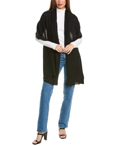 AMICALE CASHMERE AMICALE CASHMERE FRINGE JERSEY CASHMERE TRAVEL WRAP