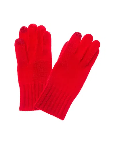 Amicale Cashmere Gloves In Red