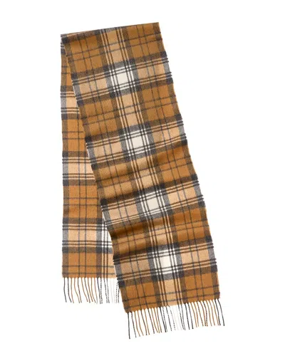 AMICALE AMICALE CASHMERE MODERN TARTAN CASHMERE SCARF
