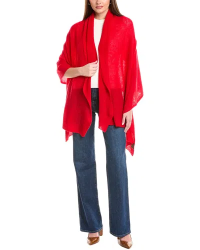 Amicale Cashmere Pt Dnu Louisa Perini Cashmere Wrap In Red