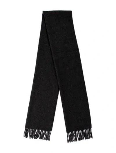 Pre-owned Amicale Cashmere Scarf In Black