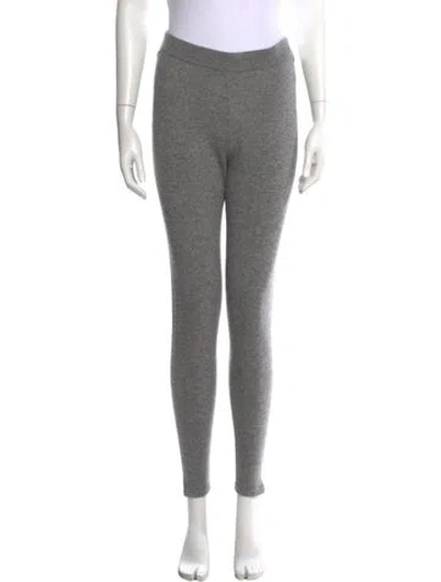 Pre-owned Amicale Cashmere Skinny Leg Pants In Grey