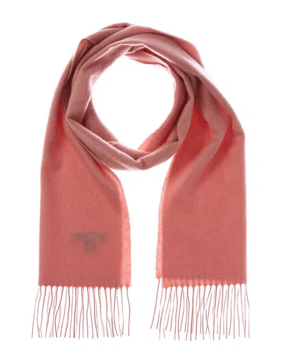 Amicale Cashmere Solid Cashmere Scarf In Pink