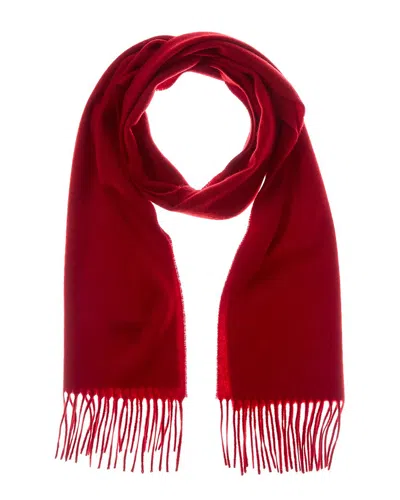 Amicale Cashmere Solid Cashmere Scarf In Red