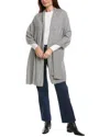 Amicale Cashmere Travel Wrap In Gray