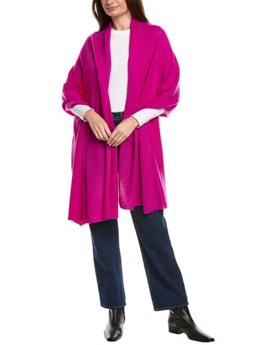 Amicale Cashmere Travel Wrap In Pink