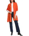 Amicale Cashmere Travel Wrap In Red