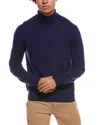 Amicale Cashmere Turtleneck Sweater In Blue