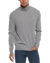 Amicale Cashmere Turtleneck Sweater In Gray