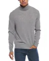 Amicale Cashmere Turtleneck Sweater In Gray