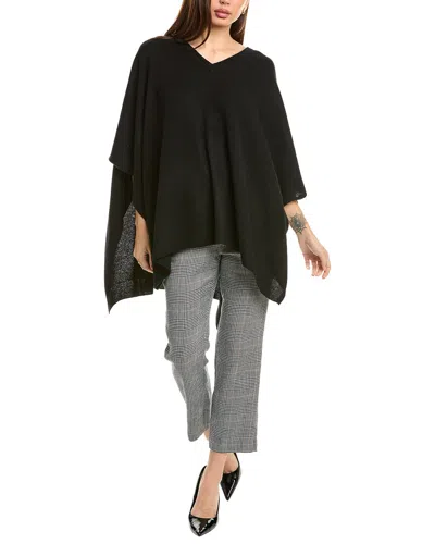 AMICALE AMICALE CASHMERE V-NECK CASHMERE PONCHO