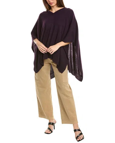 AMICALE AMICALE CASHMERE V-NECK CASHMERE PONCHO