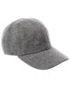 Amicale Cashmere Wool & Cashmere-blend Solid Knit Hat In Gray