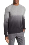Amicale Dip Dye Cashmere Sweater In Gray