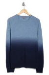 Amicale Men's Ombré Cashmere Pullover In Navy