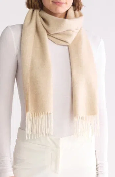 Amicale Mélange Cashmere Scarf In Natural