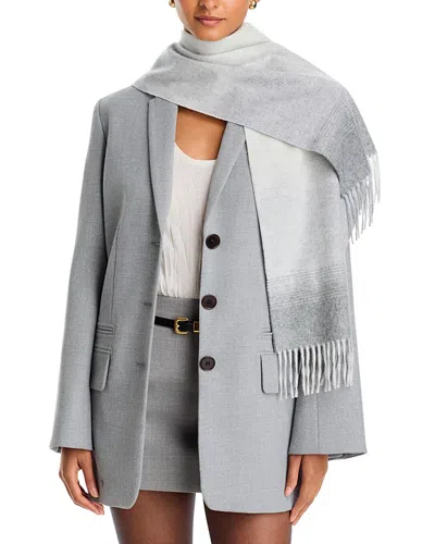Amicale Ombre Cashmere Scarf In Gray