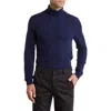 Amicale Turtleneck Cashmere Sweater In Blue