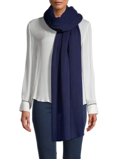 Amicale Women's Cashmere Travel Wrap In Navy