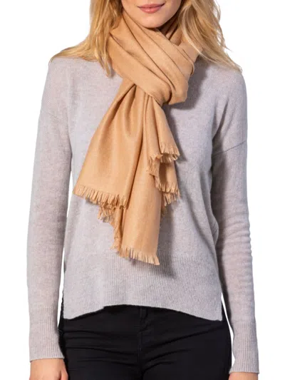AMICALE WOMEN'S FRINGED PASHMINA WRAP