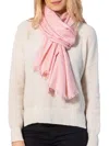Amicale Solid Pashmina Scarf In Pink