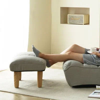 Amidey Pedals, Stools, Can Be Matched With Sofa And Chair Pedals, Free Combination, Lounge Chair, Leisure C In Gray