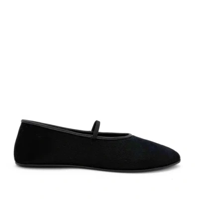 Amie Rafa Amber Pony Hair Mary Janes In Black