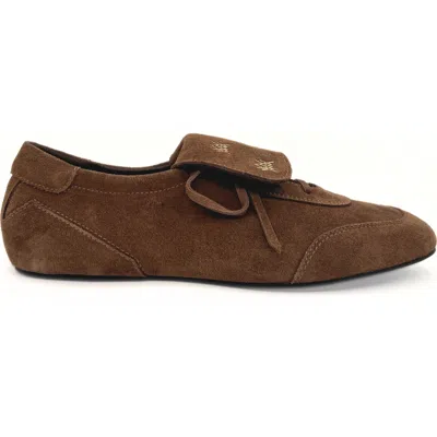 Amie Rafa Chelley Suede Sneakers In Brown