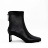 Amie Rafa Harlow Leather Bootie In Black