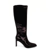 Amie Rafa Mishel High Knee Boot In Burgundy