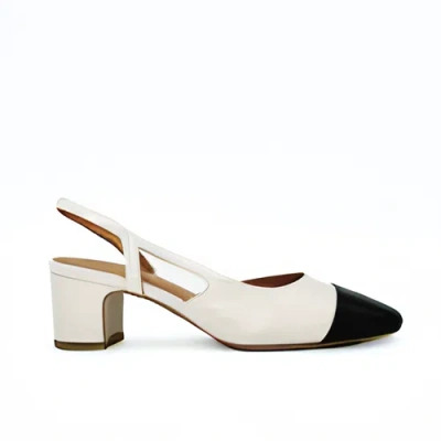 Amie Rafa Paris Slingback Heels In Brown